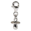 Reflection Beads Sterling Silver Baby Pacifier Click-on for Bead