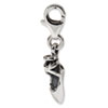 Reflection Beads Sterling Silver Ballet Slipper Click-on for Bead