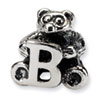 Reflection Beads Sterling Silver Kids Letter B Bead