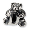 Reflection Beads Sterling Silver Kids Letter D Bead