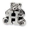 Reflection Beads Sterling Silver Kids Letter H Bead