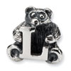 Reflection Beads Sterling Silver Kids Letter L Bead