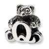 Reflection Beads Sterling Silver Kids Letter Q Bead