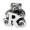 Reflection Beads Sterling Silver Kids Letter R Bead