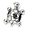 Reflection Beads Sterling Silver Kids Turtle Bead