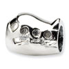Reflection Beads Sterling Silver Kids Airplane Bead