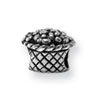 Reflection Beads Sterling Silver Kids Flower Basket Bead