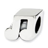 Reflection Beads Sterling Silver Kids Music Notes Bead