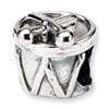 Reflection Beads Sterling Silver Kids Drum Bead