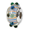 Reflection Beads Sterling Silver Kids Multi Hand-blown Glass Bead