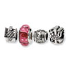 Reflection Beads Sterling Silver  #1 Mom Boxed Bead Set