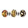 Reflection Beads Sterling Silver  Golden Glitz Boxed Bead Set