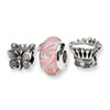 Reflection Beads Sterling Silver  Kids Girly Girl Boxed Bead Set
