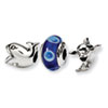 Reflection Beads Sterling Silver  Kids Sea Life Boxed Bead Set