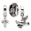 Reflection Beads Sterling Silver Religious Boxed Bead Set