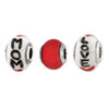 Reflection Beads Sterling Silver I Love Mom Boxed Bead Set
