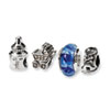 Reflection Beads Sterling Silver  Baby Boy Boxed Bead Set