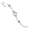 Reflection Beads Sterling Silver Round Face Watch Starter Bracelet