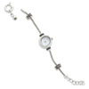 Reflection Beads Sterling Silver Round Face Watch Starter Long Bracelet