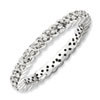 Stackable Expressions Polished Sterling Silver Diamond Ring