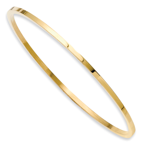 Chisel Stainless Steel Gold Plated Bangle Chisel Jewelry