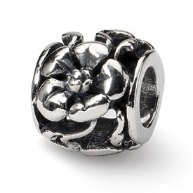Reflection Beads Sterling Silver Floral Bead
