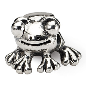 Reflection Beads Sterling Silver Frog Bead