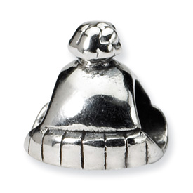 Reflection Beads Sterling Silver Kids Winter Hat Bead