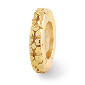 Reflection Beads Sterling Silver and Gold-plated Floral Spacer Bead