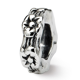 Reflection Beads Sterling Silver Floral Spacer Bead
