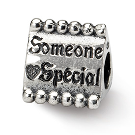 Reflection Beads Sterling Silver Someone Special Triangle Bead