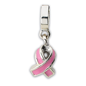 Reflection Beads Sterling Silver Enameled Awareness Dangle Bead