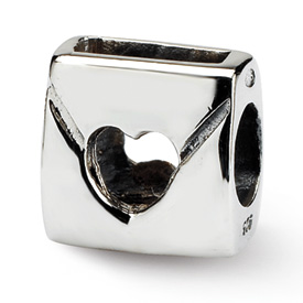 Reflection Beads Sterling Silver Love Note Bead