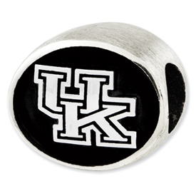 University of Kentucky Sterling Silver Collegiate Bead