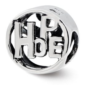Reflection Beads Sterling Silver Hope Bead