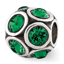 Reflection Beads Sterling Silver May Swarovski Elements Bead