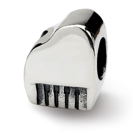 Reflection Beads Sterling Silver Piano Bead