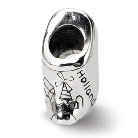 Reflection Beads Sterling Silver Holland Shoe Bead