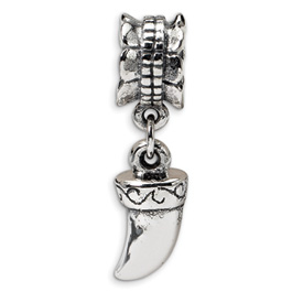 Reflection Beads Sterling Silver Tiger Claw Dangle Bead