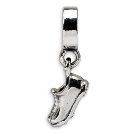 Reflection Beads Sterling Silver Sports Shoe Dangle Bead