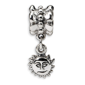 Reflection Beads Sterling Silver Sun Dangle Bead