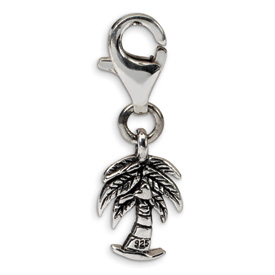 Reflection Beads Sterling Silver Palm Tree Click-on for Bead