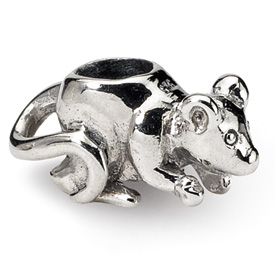 Reflection Beads Sterling Silver Kids Mouse Bead