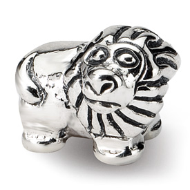 Reflection Beads Sterling Silver Kids Lion Bead
