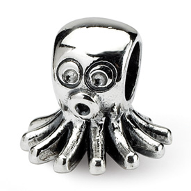 Reflection Beads Sterling Silver Kids Octopus Bead