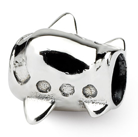 Reflection Beads Sterling Silver Kids Airplane Bead