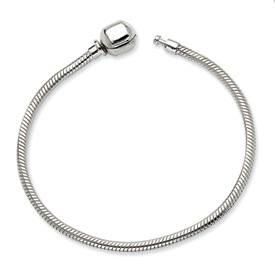 Reflection Beads Sterling Silver Clasp Bead Bracelet