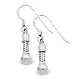 Reflection Beads Sterling Silver Short Earrings