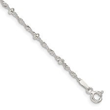 送料関税込【King Ice】5MM, STAINLESS STEEL SINGAPORE CHAIN☆ 5mm Rope Chain | Hip Hop Jewelry | King Ice