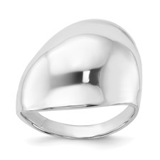 ヴィンテージ！Silver Round Dome リング Silver Boldness Chunky Dome Ring - Reveka Rose